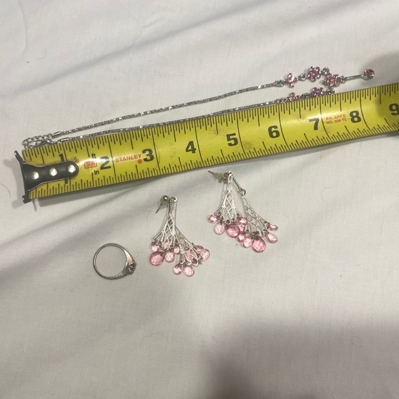 ‼️LAST CHANCE 🎉2/$20 Set of 3 Matching Jewelry Pink Ardene Bulk Bundle - Picture 10 of 12